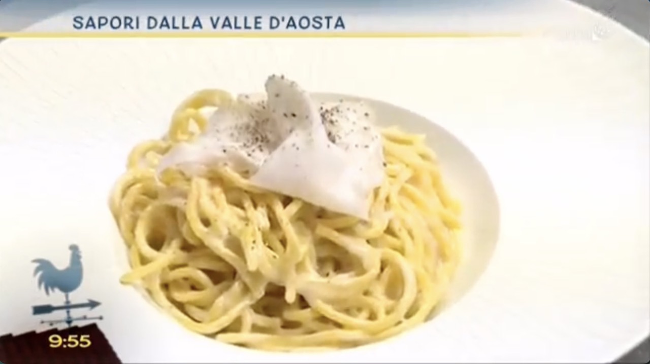 Video degli spaghetti al Nabuisson, piatto della cucina tipica valdostana